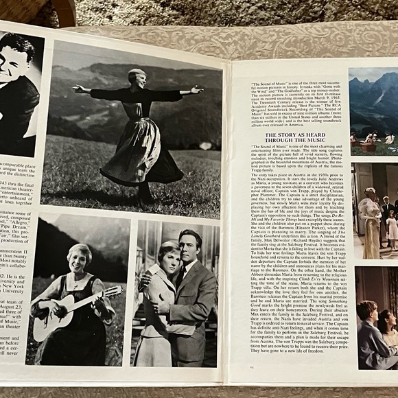 The Sound of Music An Original Soundtrack Recording LP Album, Framed For Display - Picture 15 of 15